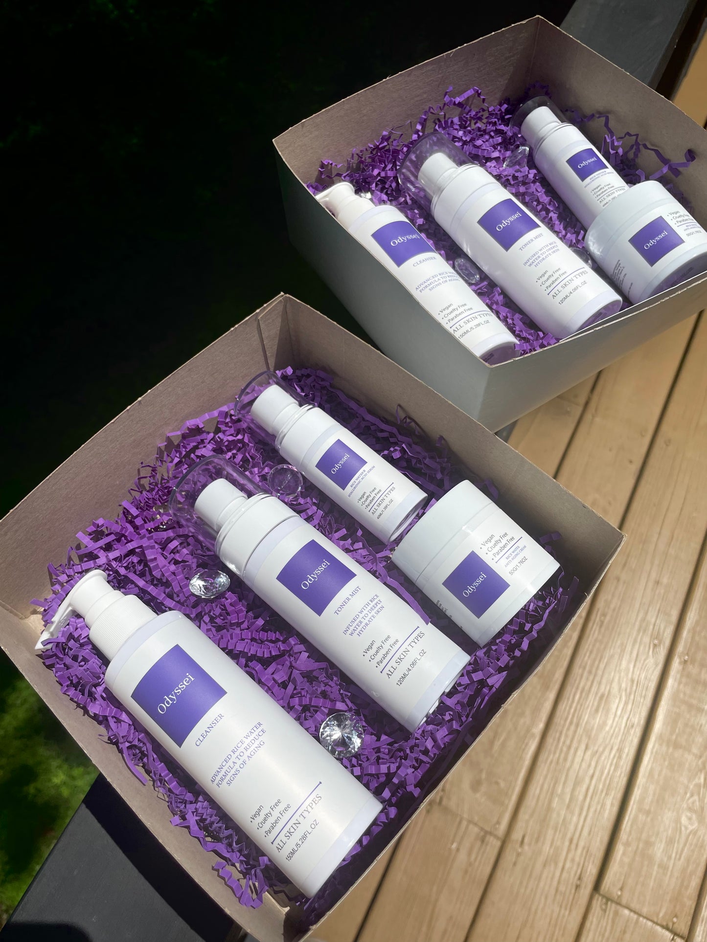 2x Exclusive 4 Piece Rice Water Set